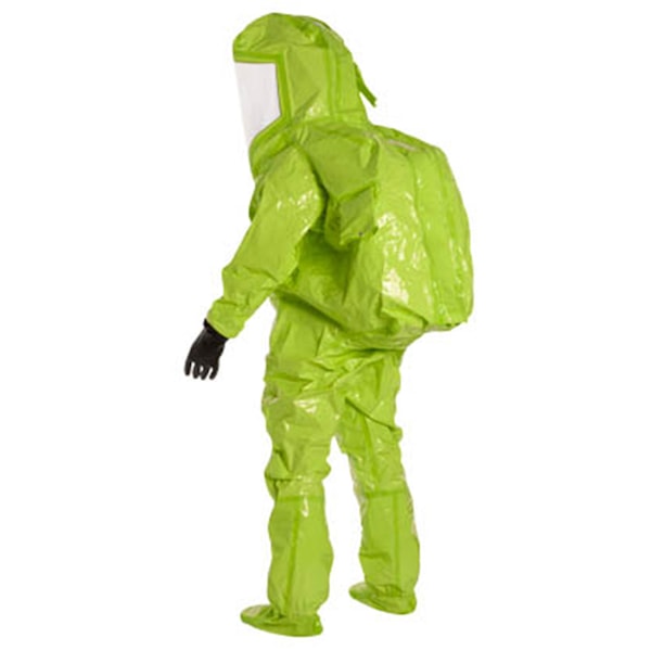 Tychem® 10000 Level A Rear Entry Fully Encapsulated, Expanded Back Hazmat Suit, 1/Case