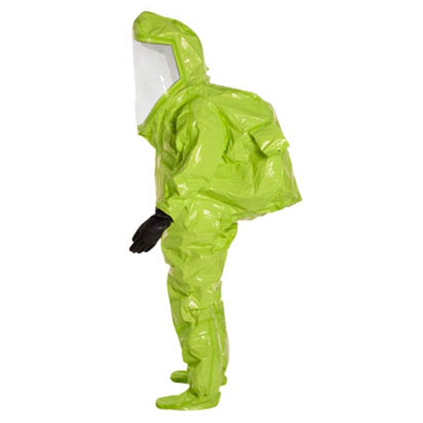 Tychem® 10000 Level A Rear Entry Fully Encapsulated, Expanded Back Hazmat Suit, 1/Case
