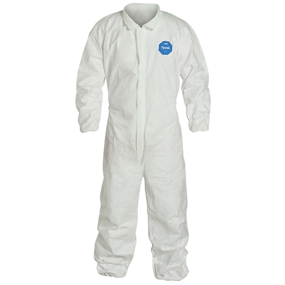 Tyvek® 400 Collar, Elastic Wrists & Ankles Disposable Coveralls