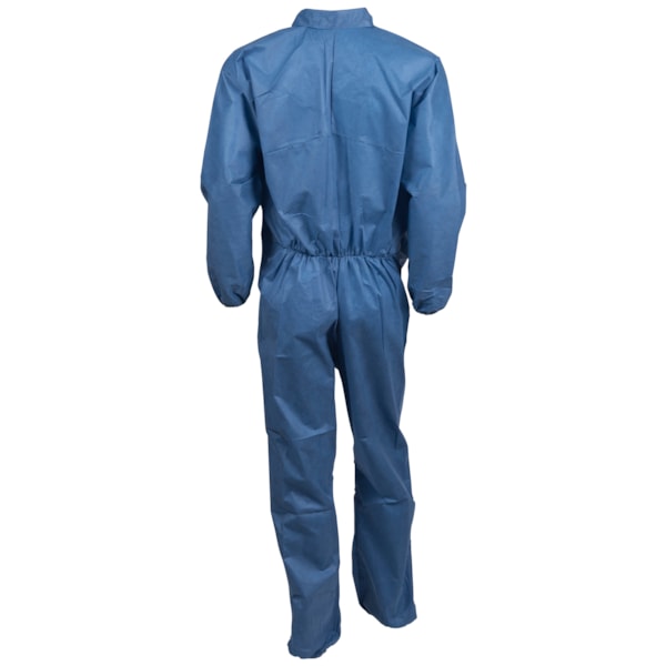 A20 Denim Blue Elastic Back, Wrists, & Ankles Breathable Disposable Coveralls