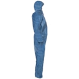 A20 Denim Blue Hood, Elastic Back, Wrists, & Ankles Breathable Disposable Coveralls thumbnail 3