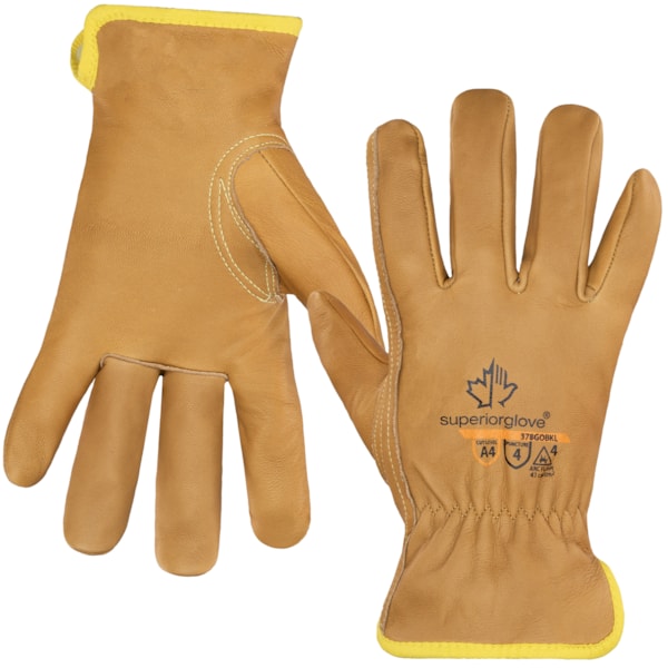 Endura® 41 Cal Kevlar® Lined Oilbloc™ & Waterstop™ Treated Goatskin Grain Leather A4 Cut & Arc Flash Resistant Driver's Gloves