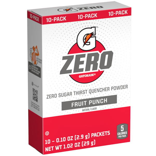 G Zero 20 fl oz Powder Sticks, 10/Box