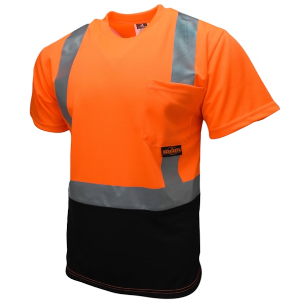 Class 2 Max-Dri™ Black Bottom Hi-Vis Traffic Safety T-Shirt