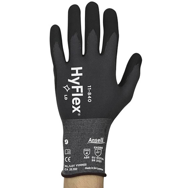 HyFlex® Fortix™ Nitrile Foam Palm Coated Nylon & Spandex Gloves