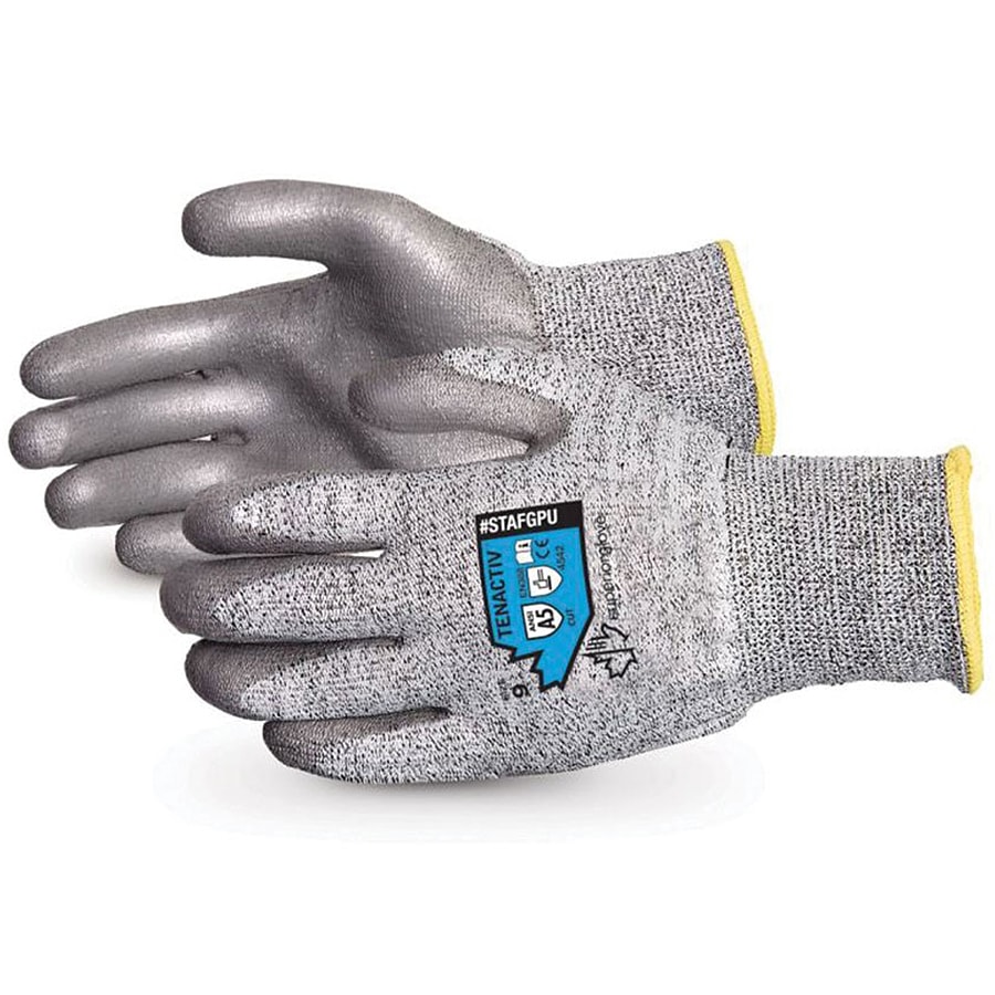 TenActiv™ Polyurethane Palm Coated Level A5 Cut Resistant Gloves