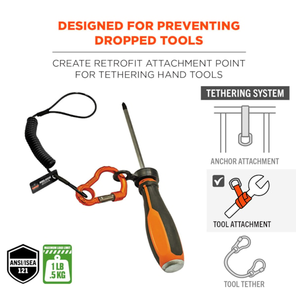 Squids® 3194 1 lb. Hand Tool Tethering Kit