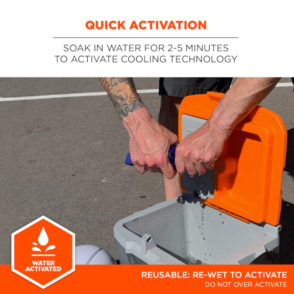 Ergodyne Cooling Hard Hat Pad with Neck Shade