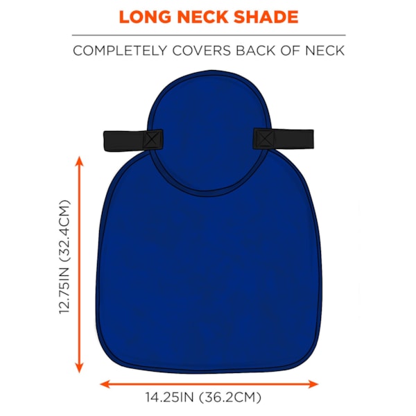 Ergodyne Cooling Hard Hat Pad with Neck Shade