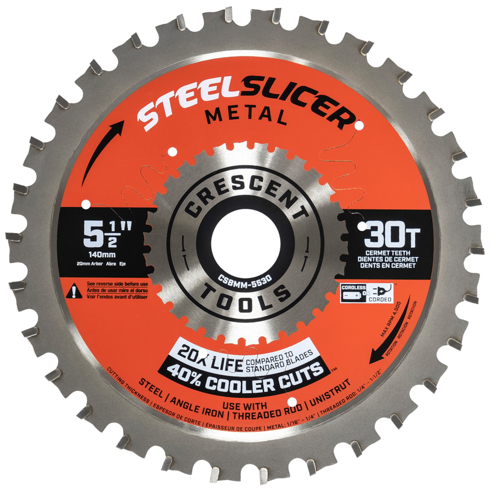 5-1/2" x 30-Tooth SteelSlicer™ Medium Metal Circular Saw Blade