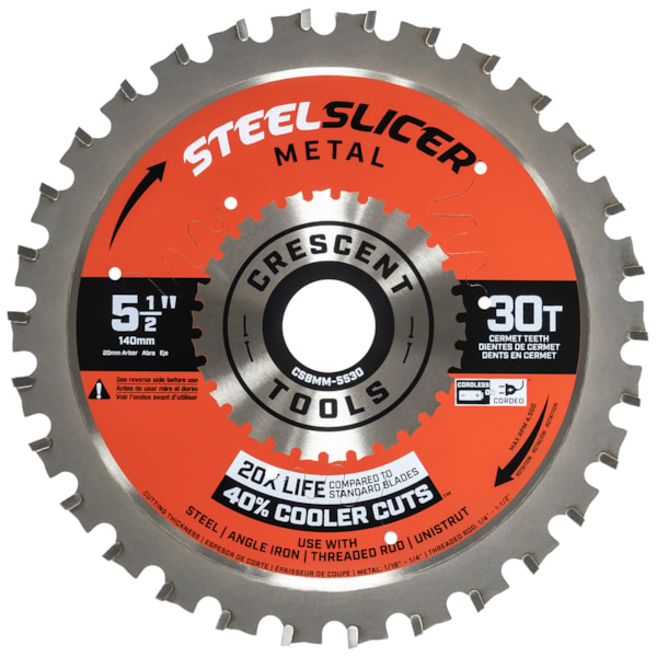 5-1/2" x 30-Tooth SteelSlicer™ Medium Metal Circular Saw Blade