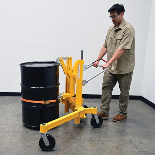 Ratchet Drum Transporter & Controller, 880 lb. Capacity