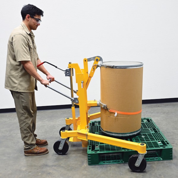 Ratchet Drum Transporter & Controller, 880 lb. Capacity