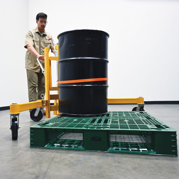 Ratchet Drum Transporter & Controller, 880 lb. Capacity