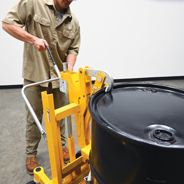 Ratchet Drum Transporter & Controller, 880 lb. Capacity