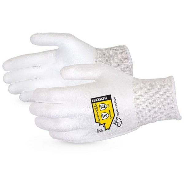 Superior Touch® Polyurethane Palm Coated Dyneema® Knit Level A2 Cut Resistant Gloves 12 Pair