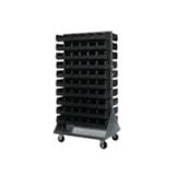 120-Bin Double-Sided Louvered Rack Ultra Bin System – 11"L Bins thumbnail 1
