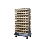 120-Bin Double-Sided Louvered Rack Ultra Bin System – 11"L Bins thumbnail 4