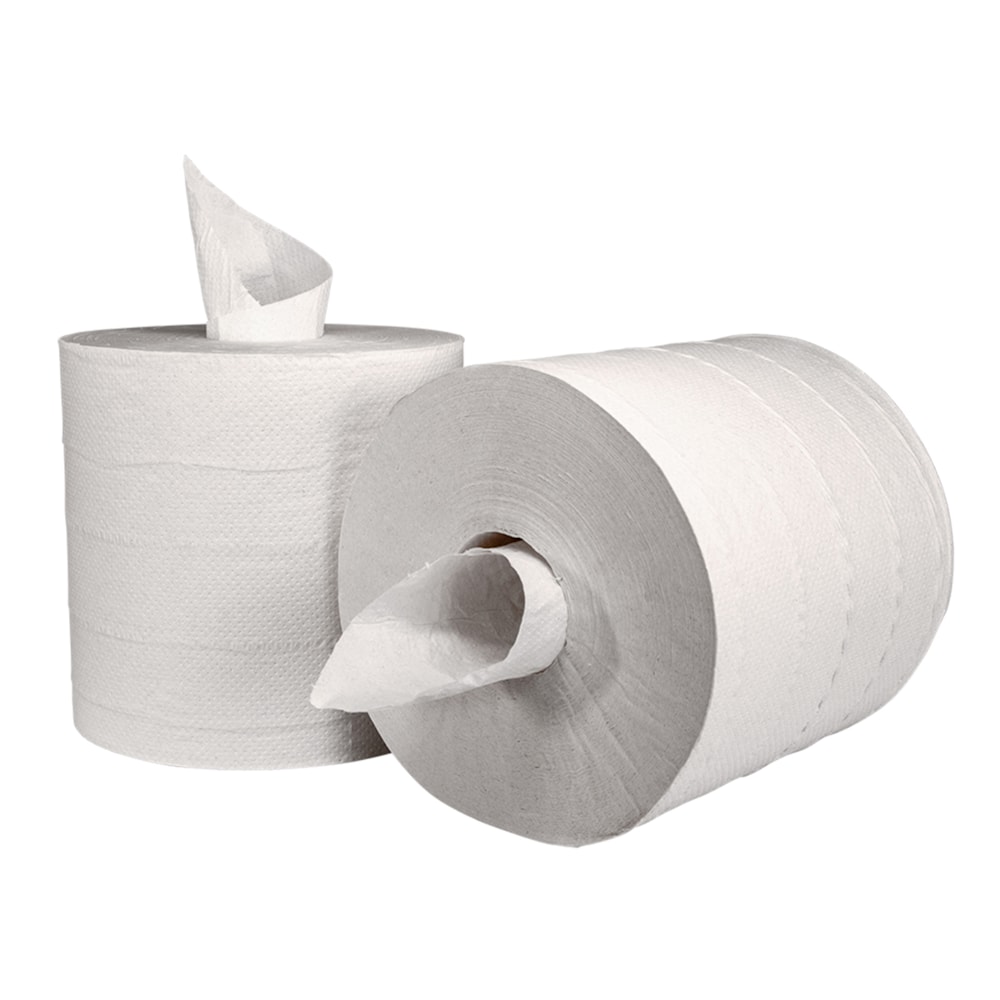 Preserve 8.3" x 15" x 660' Center Pull 2-Ply White Paper Towels 6/Case