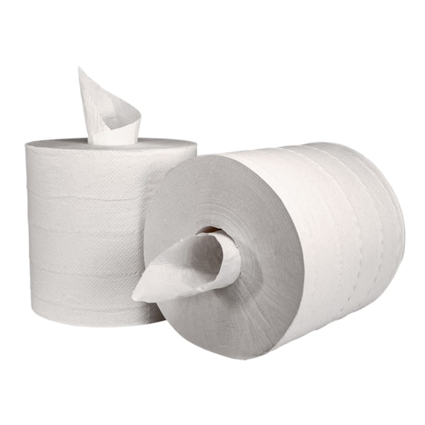 Preserve 8.3" x 15" x 660' Center Pull 2-Ply White Paper Towels 6/Case