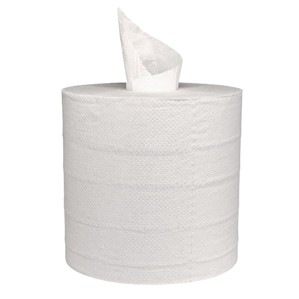 Preserve 8.3" x 15" x 660' Center Pull 2-Ply White Paper Towels 6/Case