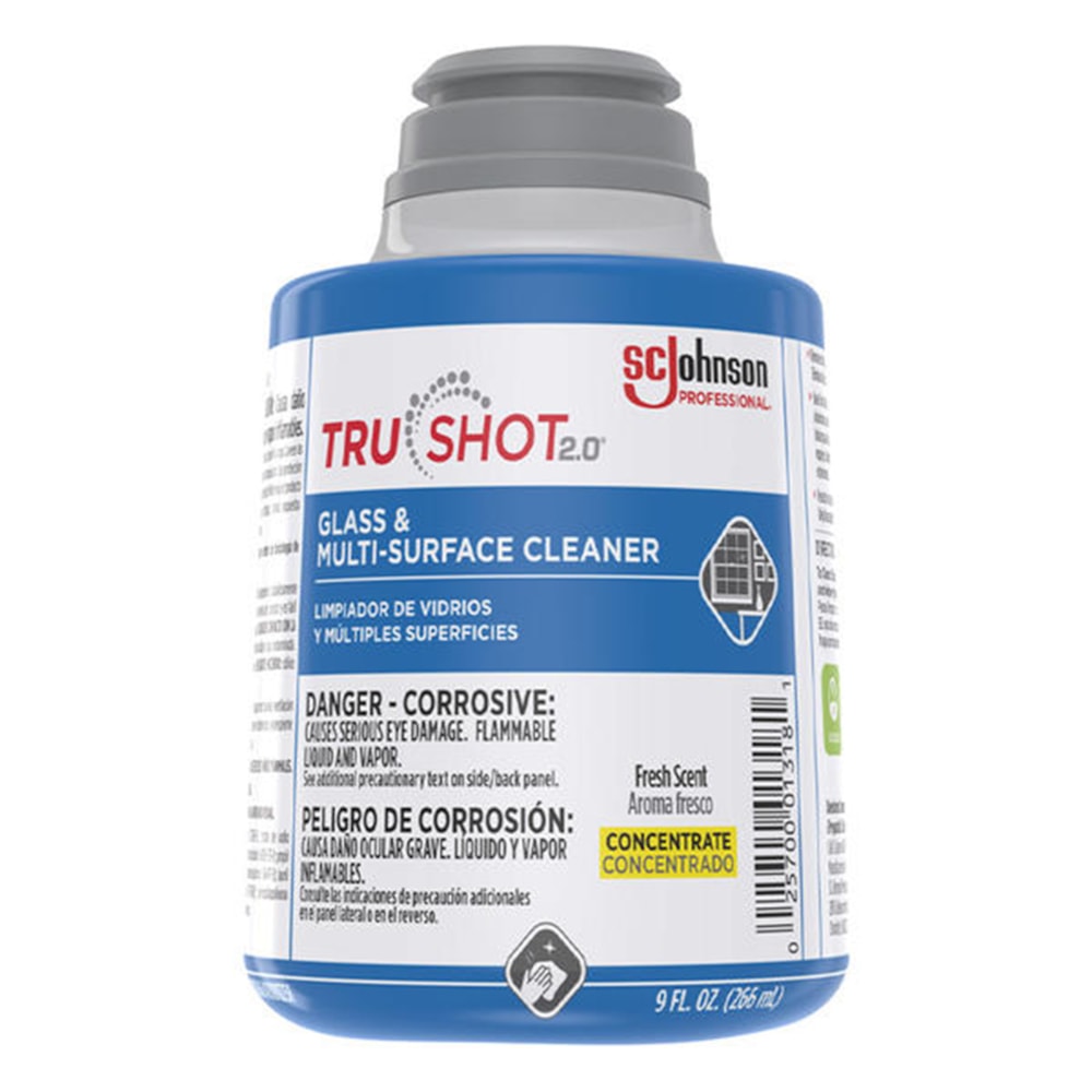 TruShot 2.0® Glass & Multi-Surface Cleaner, 9 fl oz, 4/CS