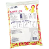 HL400 Zip Top Laser Lite® Uncorded NRR 32 Disposable Ear Plugs Refill Bag 200 Pair/Bag thumbnail 1