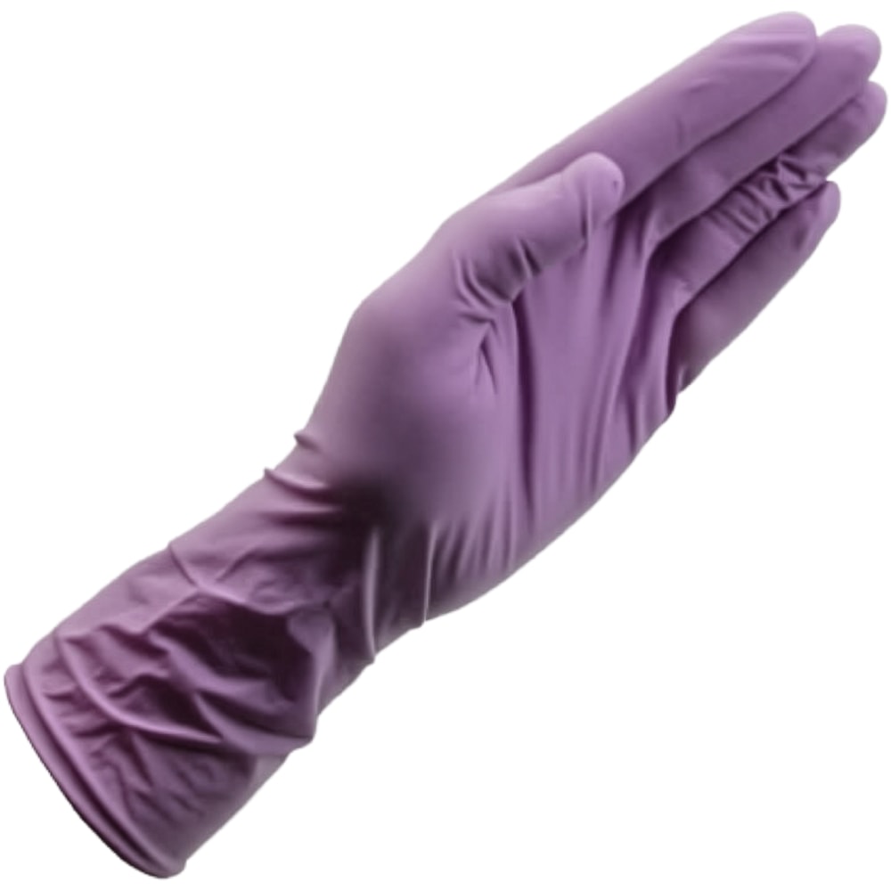 Sperian PowerCoat® 5 mil Powder-Free 12" Nitrile Blend Disposable Gloves, 100/Box