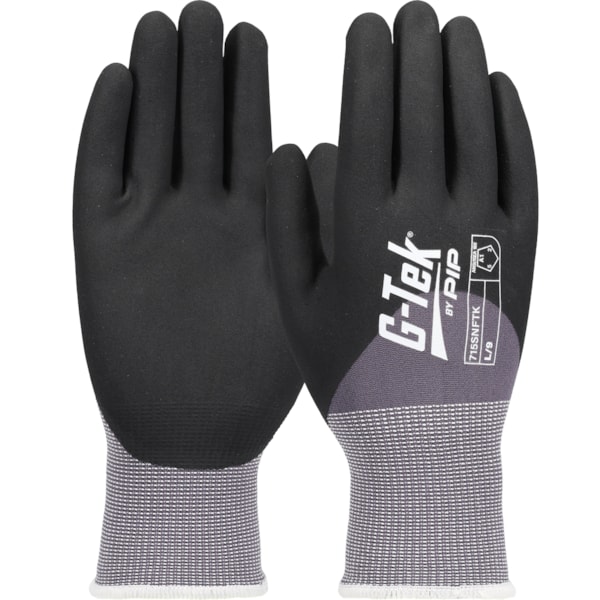 PosiGrip® Seamless Knit Nylon Glove with Nitrile Coated Foam Grip on Palm, Fingers & Knuckles