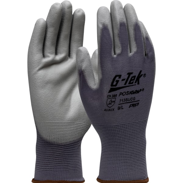 PosiGrip® Polyurethane Palm Coated Seamless Knit Nylon Glove