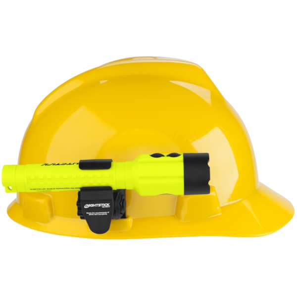 Intrinsically Safe Dual-Light Flashlight Kit w/Magnet & Helmet Mounts - 2 AA (not included) - Green - UL913 / ATEX