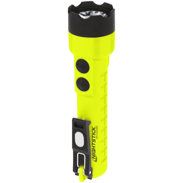Intrinsically Safe Dual-Light Flashlight - 3 AA (not included) - Black - UL913
