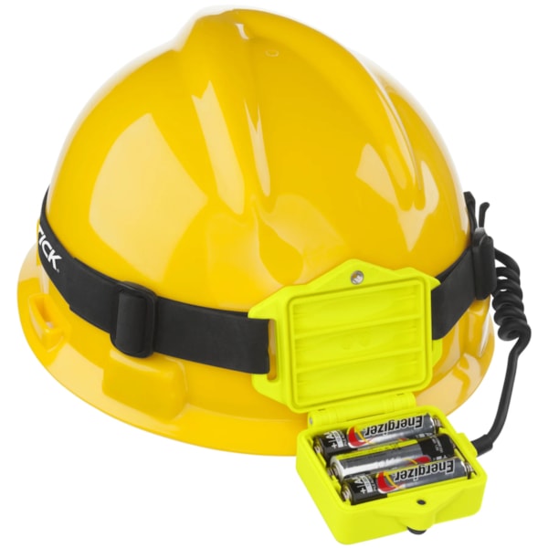 DICATA® Intrinsically Safe Low-Profile Dual-Light Headlamp - 3 AA - Green - UL913 / ATEX