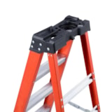 Fiberglass step ladder, type IAA, 375-pound load capacity thumbnail 1