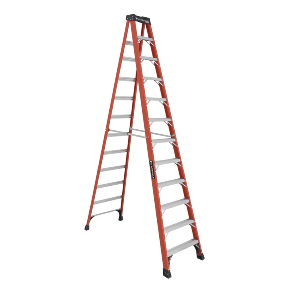 Fiberglass step ladder, type IAA, 375-pound load capacity